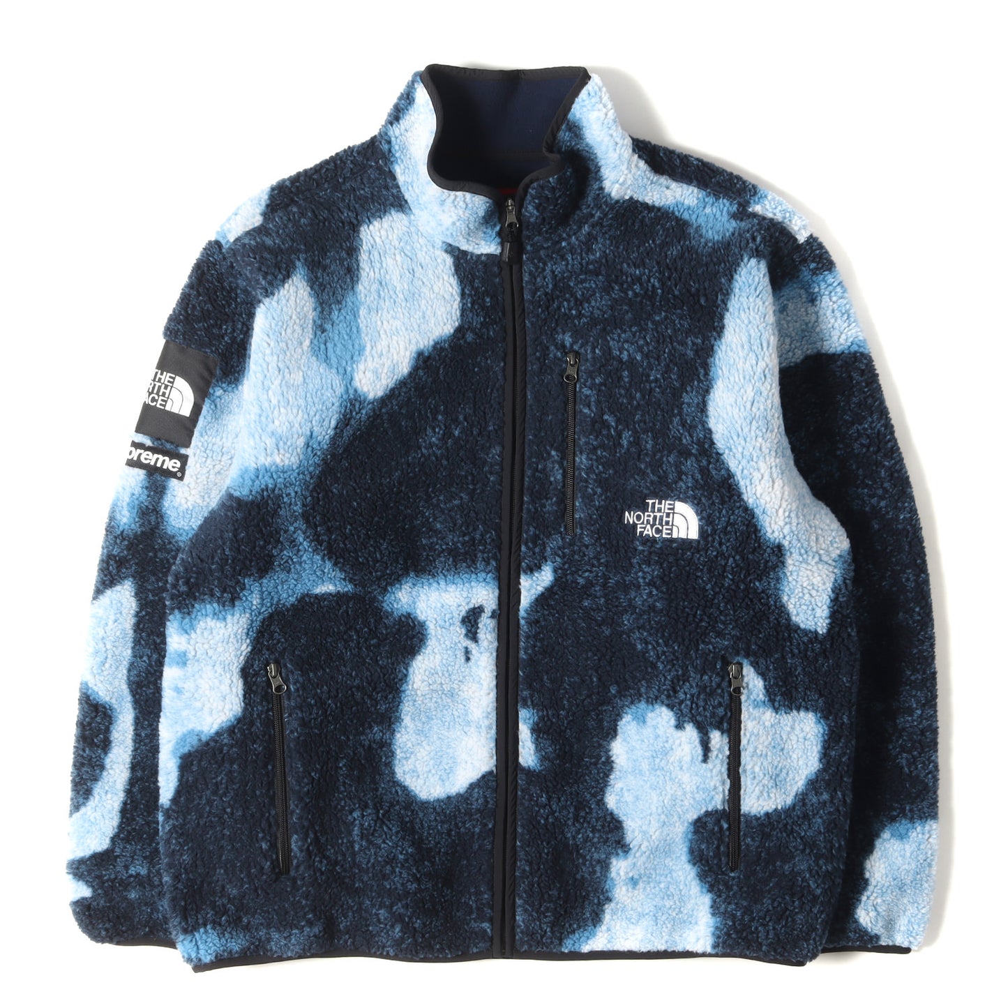 21AW ×THE NORTH FACE ブリーチド デニム フリース ジャケット(Bleached Denim Fleece Jacket)