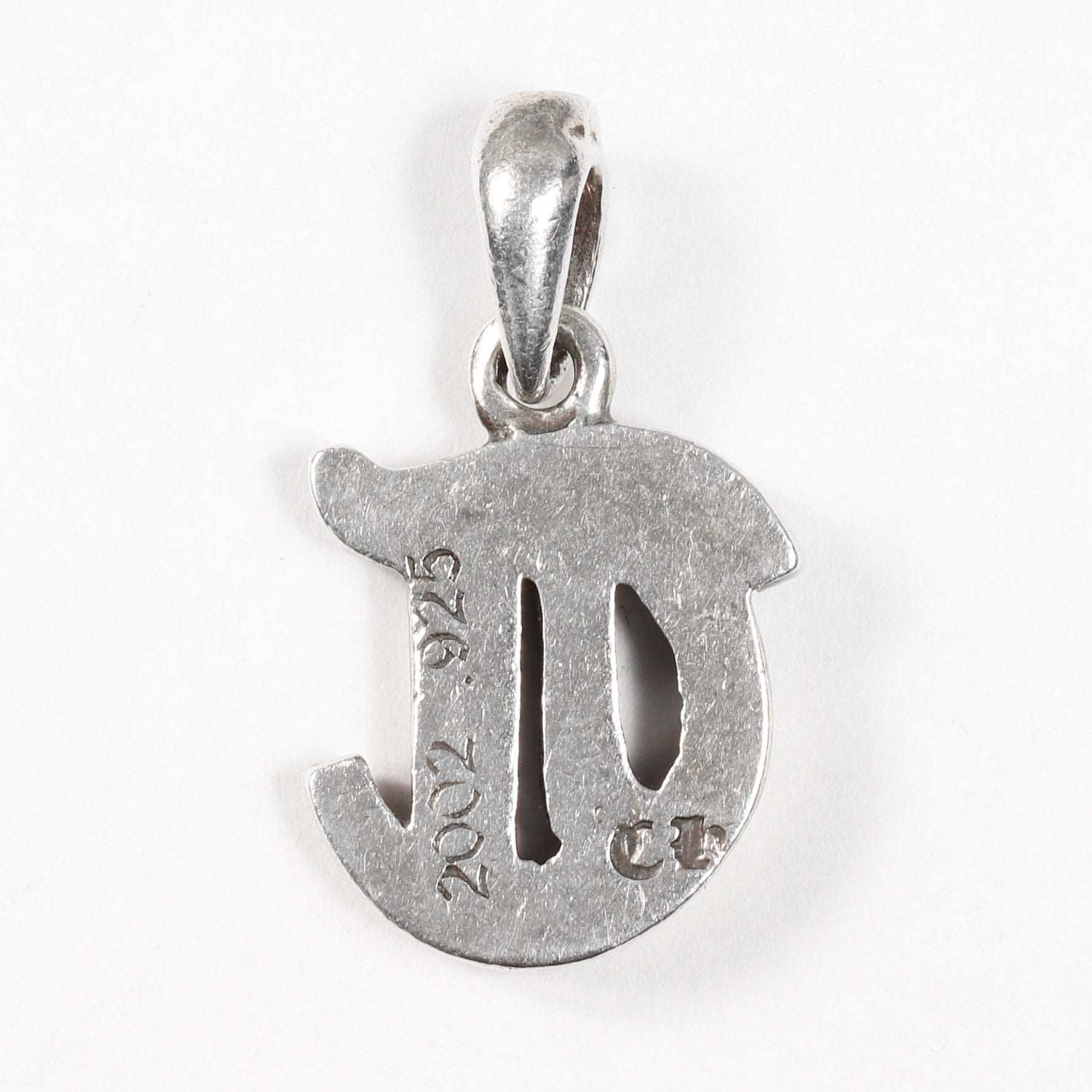 CHROME HEARTS (クロムハーツ) イニシャルチャームT ペンダントトップ 