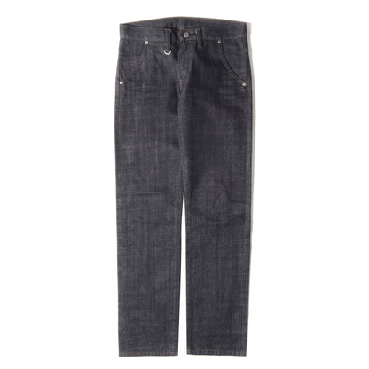 ストレート リジッド デニムパンツ(UNDISCOLORATION DENIM JEANS)