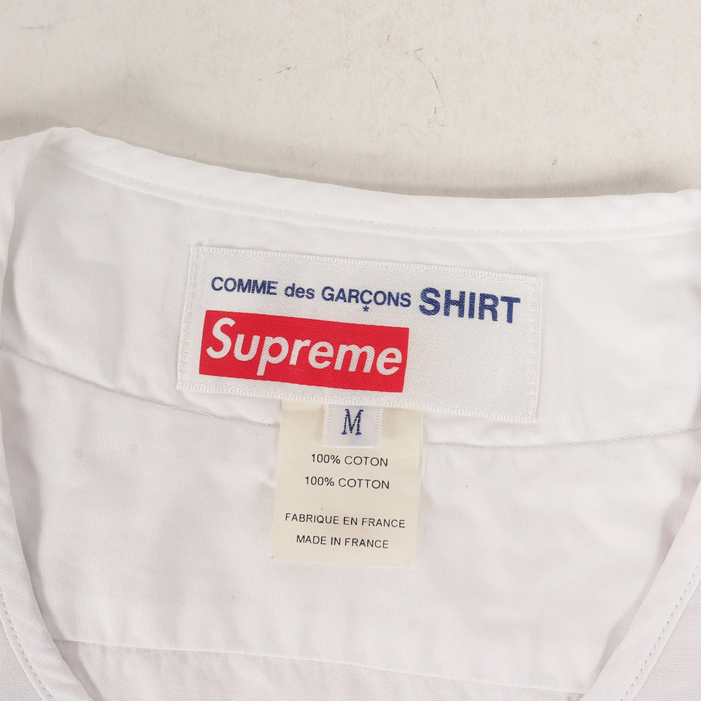 14SS ×COMME des GARCONS SHIRTS フォトプリント ベースボールシャツ(Baseball Shirt)