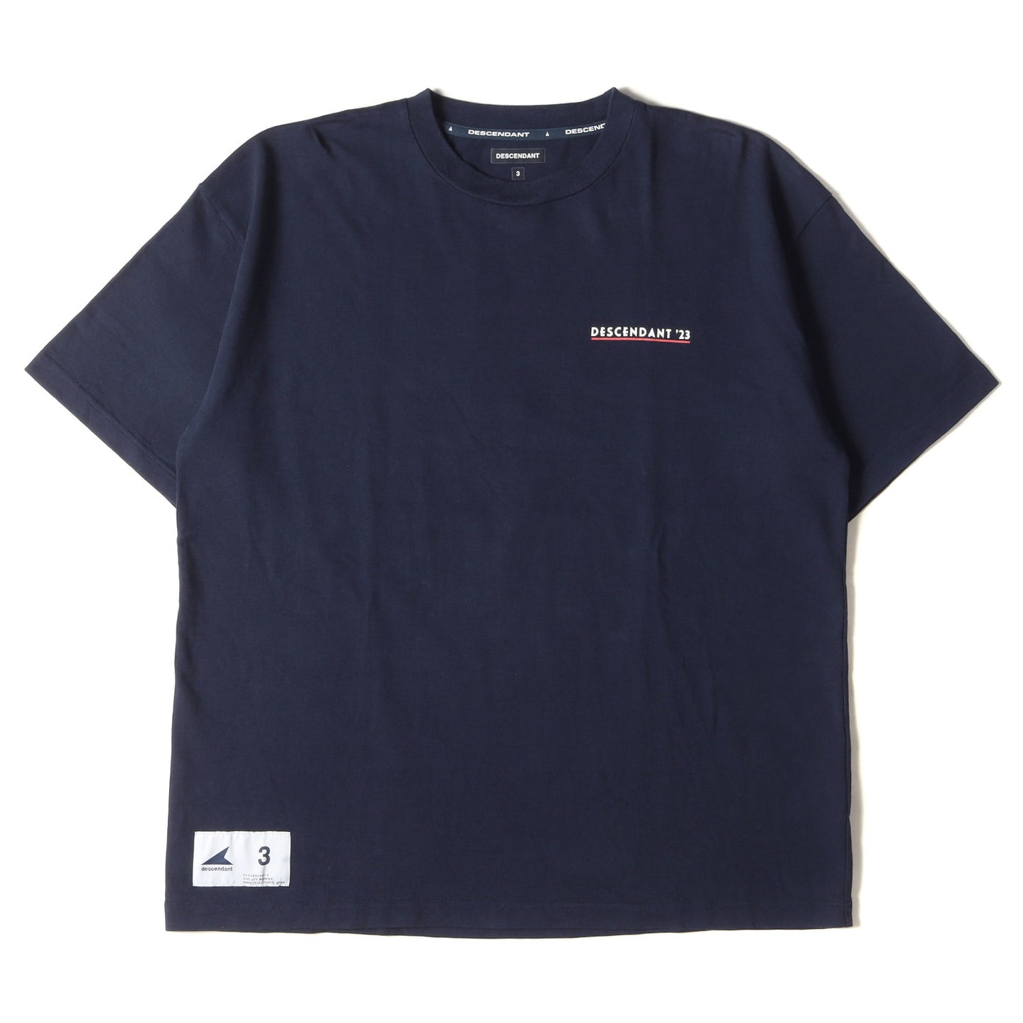 23SS バックロゴ クルーネック ヘビー Tシャツ(FDTD SS)