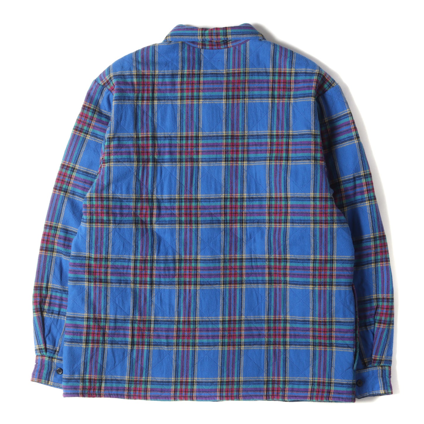 21AW スター刺繍 キルティング チェック ネルシャツ(Quilted Plaid Flannel Shirt)