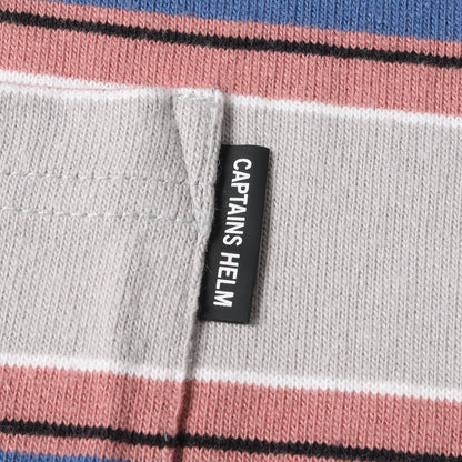23SS フード付き ボーダー ヘビー ロングスリーブTシャツ / パーカー(BORDER HOODED TEE)