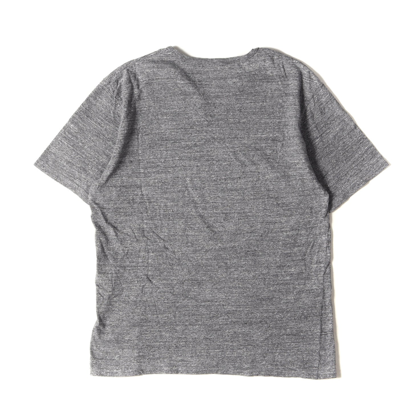 無地 Vネック 霜降り Tシャツ