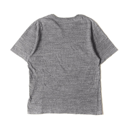 無地 Vネック 霜降り Tシャツ