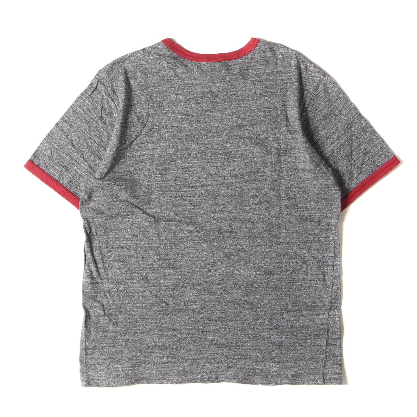 カレッジプリント 霜降り リンガー Tシャツ