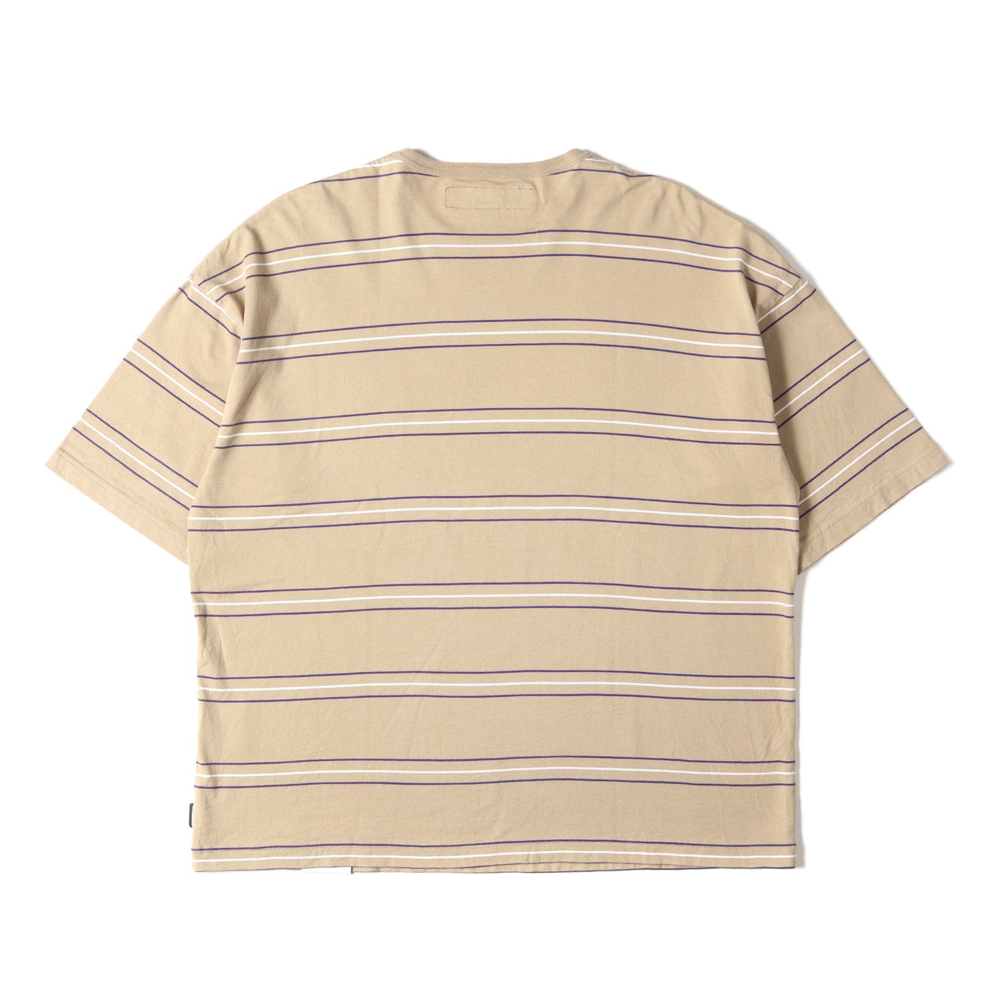 23SS オーバーサイズ ボーダー クルーネック Tシャツ(BORDER CREWNECK SS)
