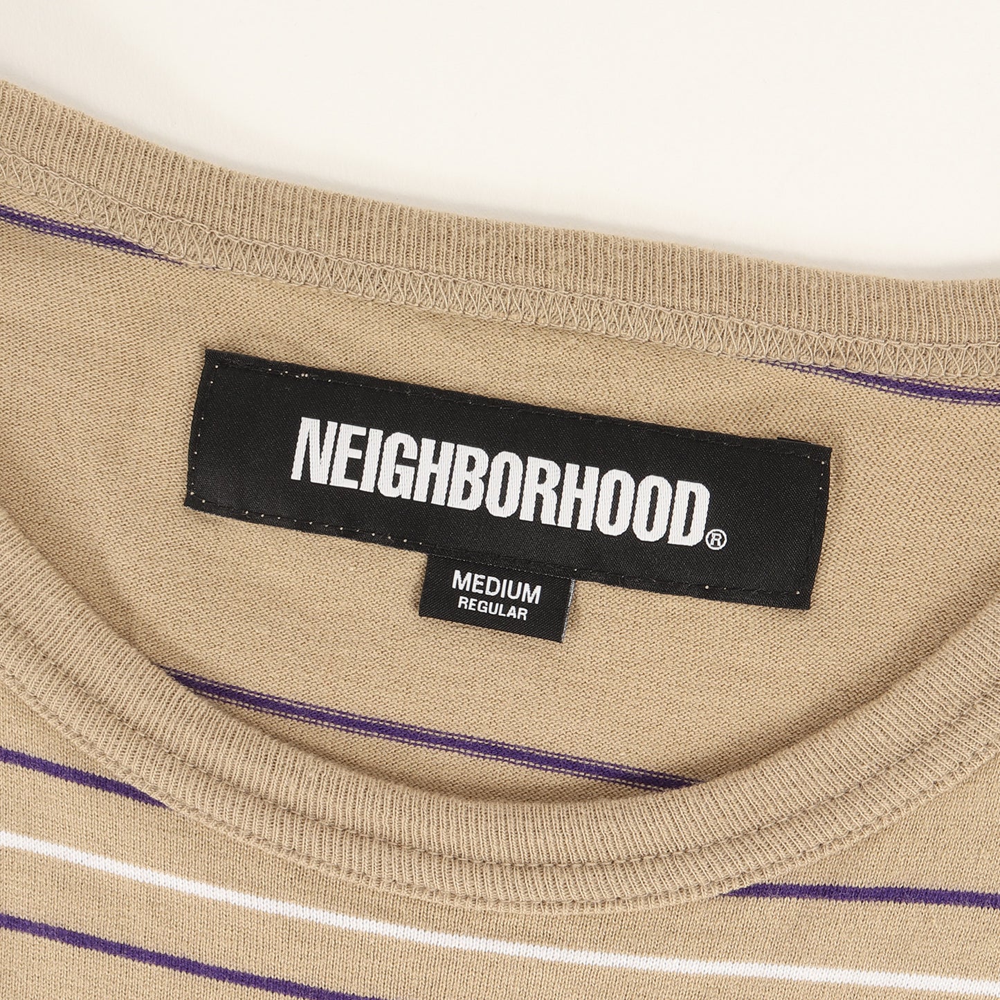 23SS オーバーサイズ ボーダー クルーネック Tシャツ(BORDER CREWNECK SS)