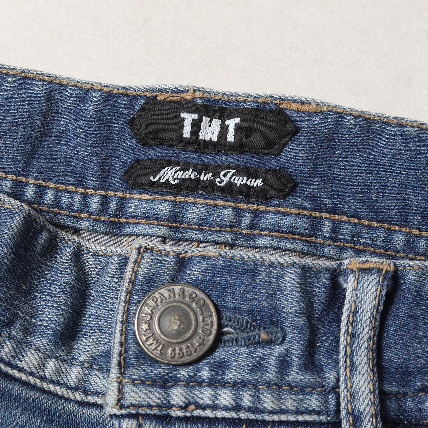 20SS ヴィンテージ加工 ストレッチ デニム ショーツ(HYBRID-STRETCH DENIM 5P SHORTS)