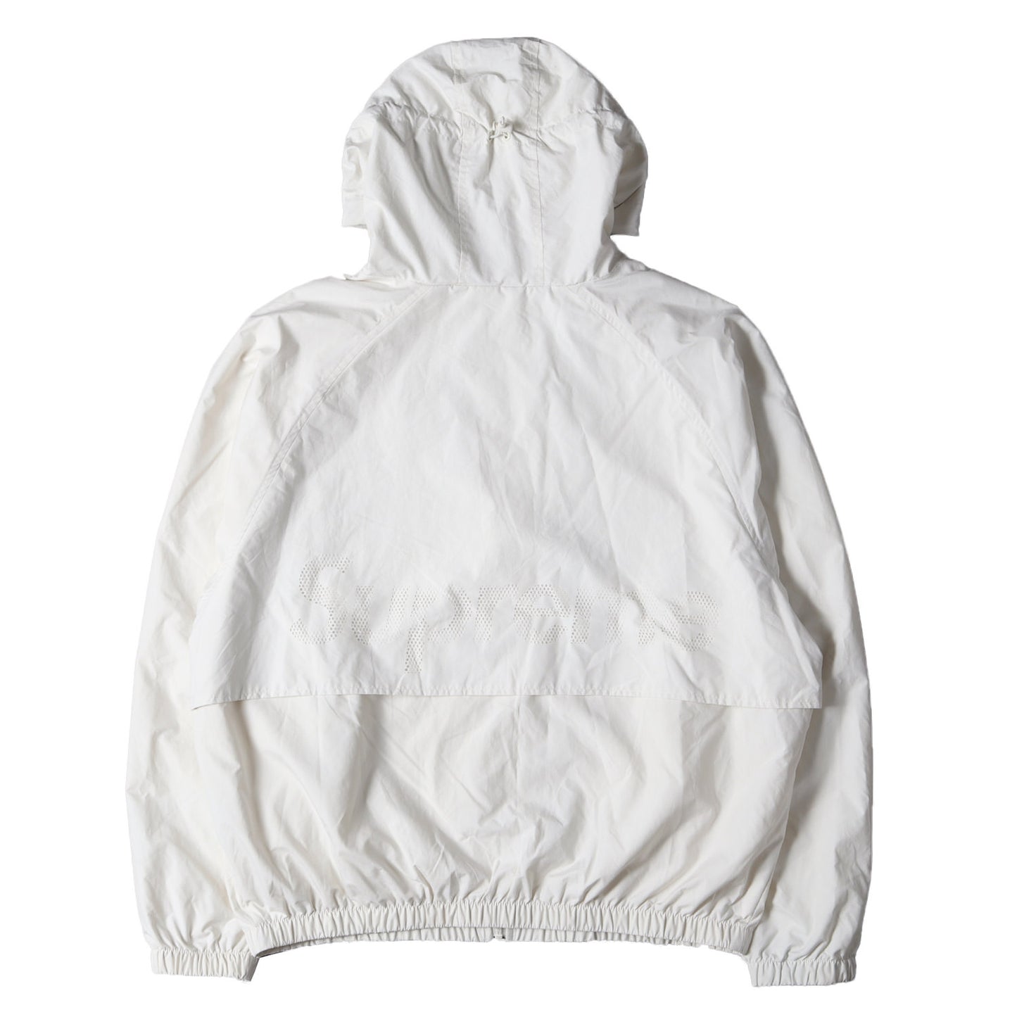 23SS パンチングロゴ フルジップ フード ジャケット(Lightweight Nylon Hooded Jacket)