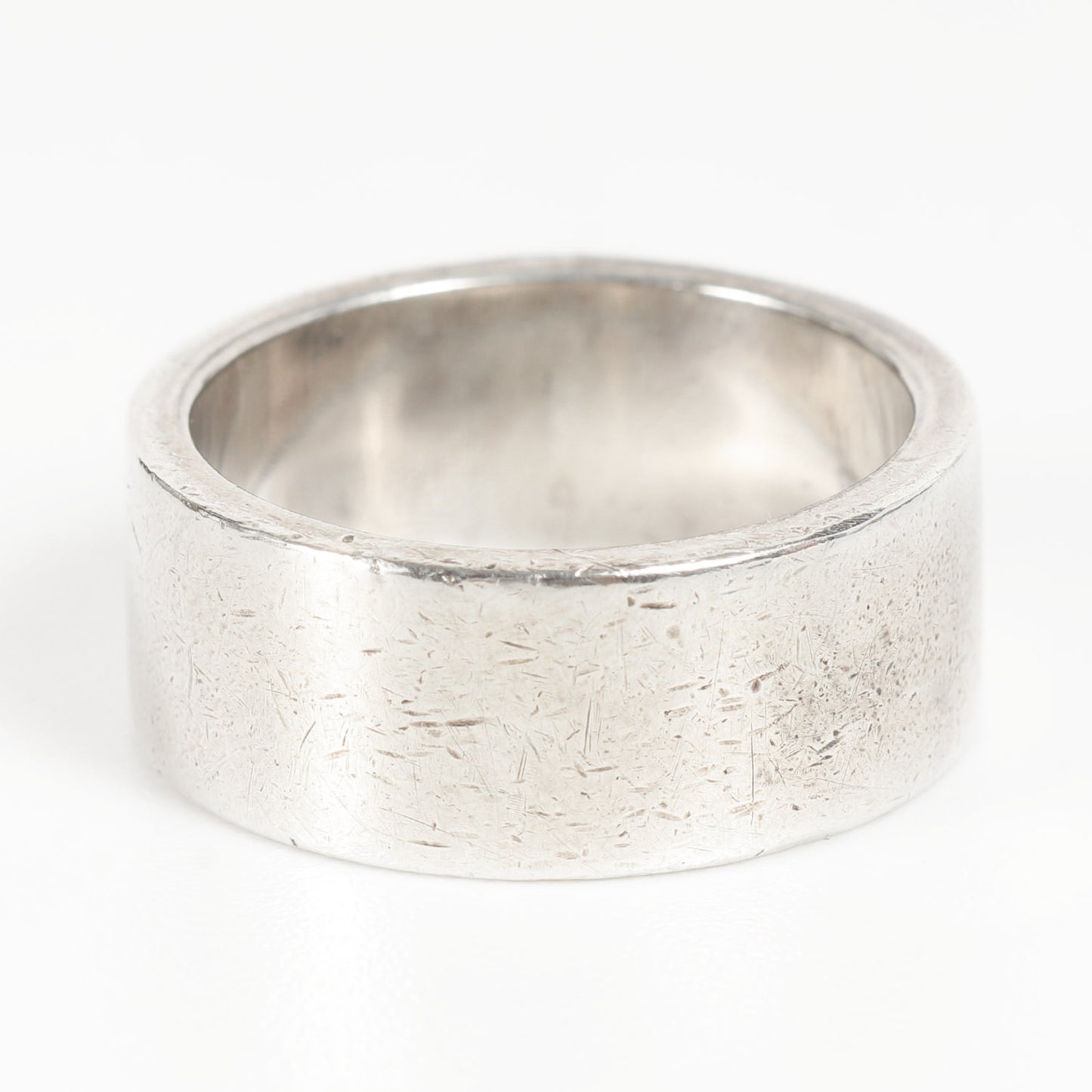 金メタル付き 平打ちリング