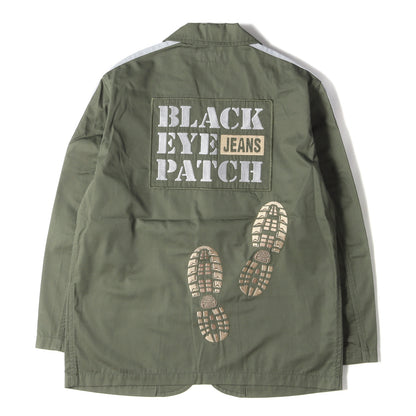 22AW パッチ付き ツイル テーラードジャケット