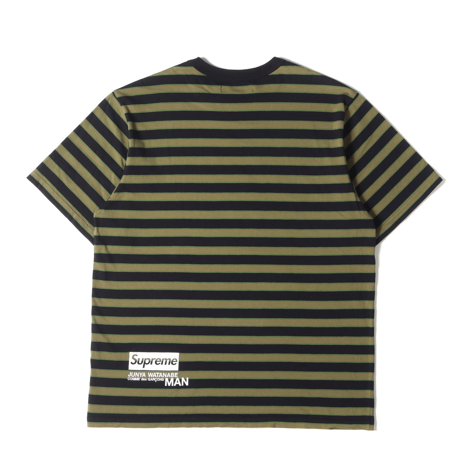 Supreme (シュプリーム) 21AW ×JUNYA WATANABE COMME des GARCONS MAN ボーダー Tシャツ(Stripe  S/S Top) - ブランド古着の通販・買取 | BEEGLE by Boo-Bee