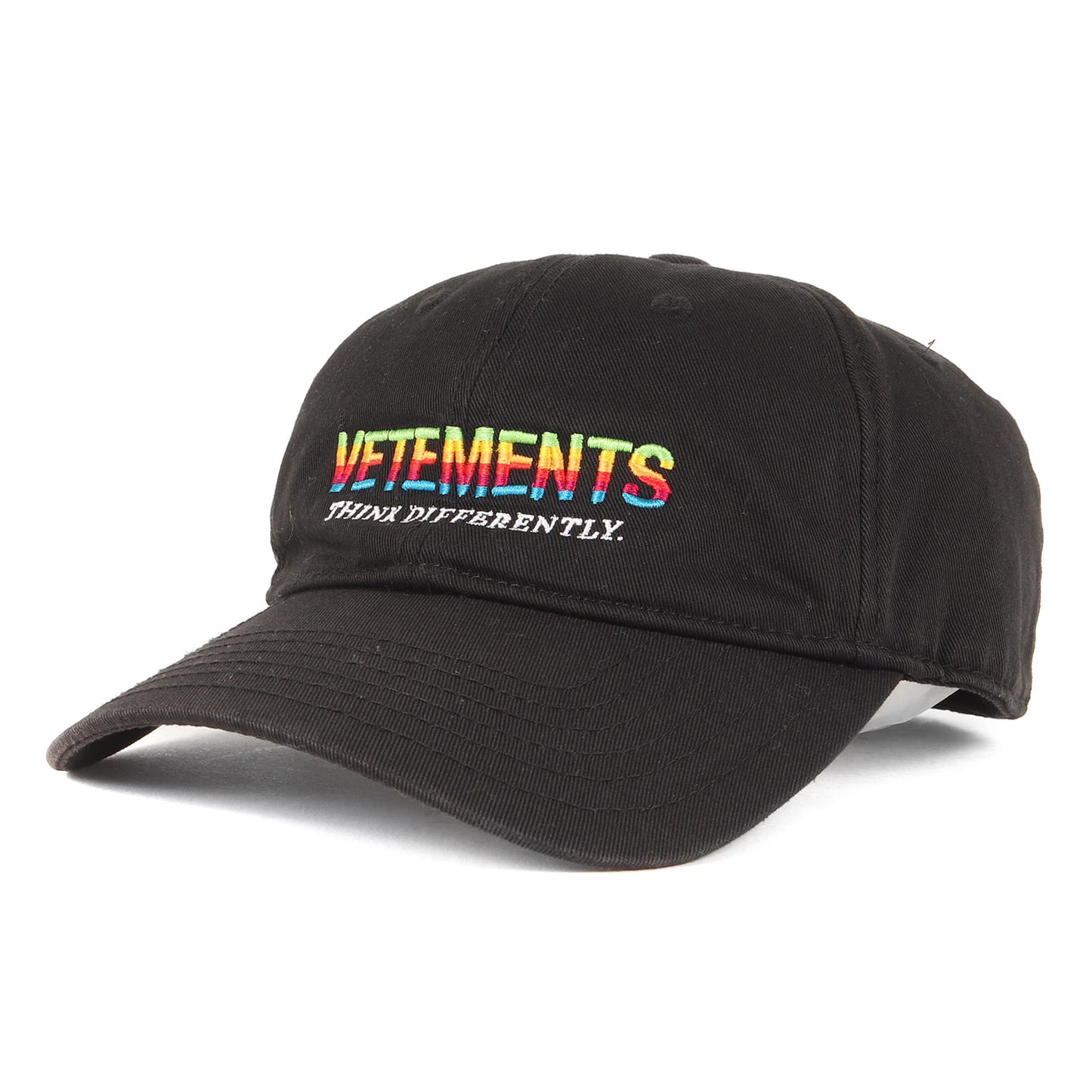 21SS レインボーロゴ 6パネルキャップ(Think Differently Logo Cap)