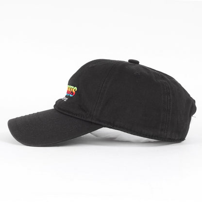 21SS レインボーロゴ 6パネルキャップ(Think Differently Logo Cap)