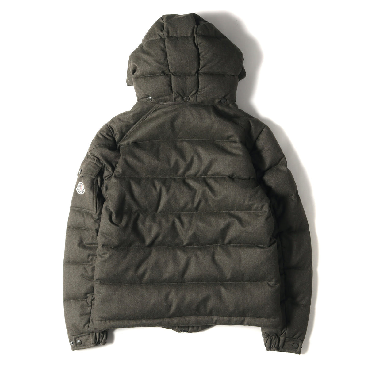 MONCLER (モンクレール) モンジュネーブル フード付き ウール ダウン 