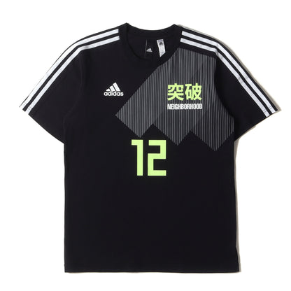 18SS ×adidas 勝色コレクション 突破ロゴ サッカーシャツ / ゲームTシャツ