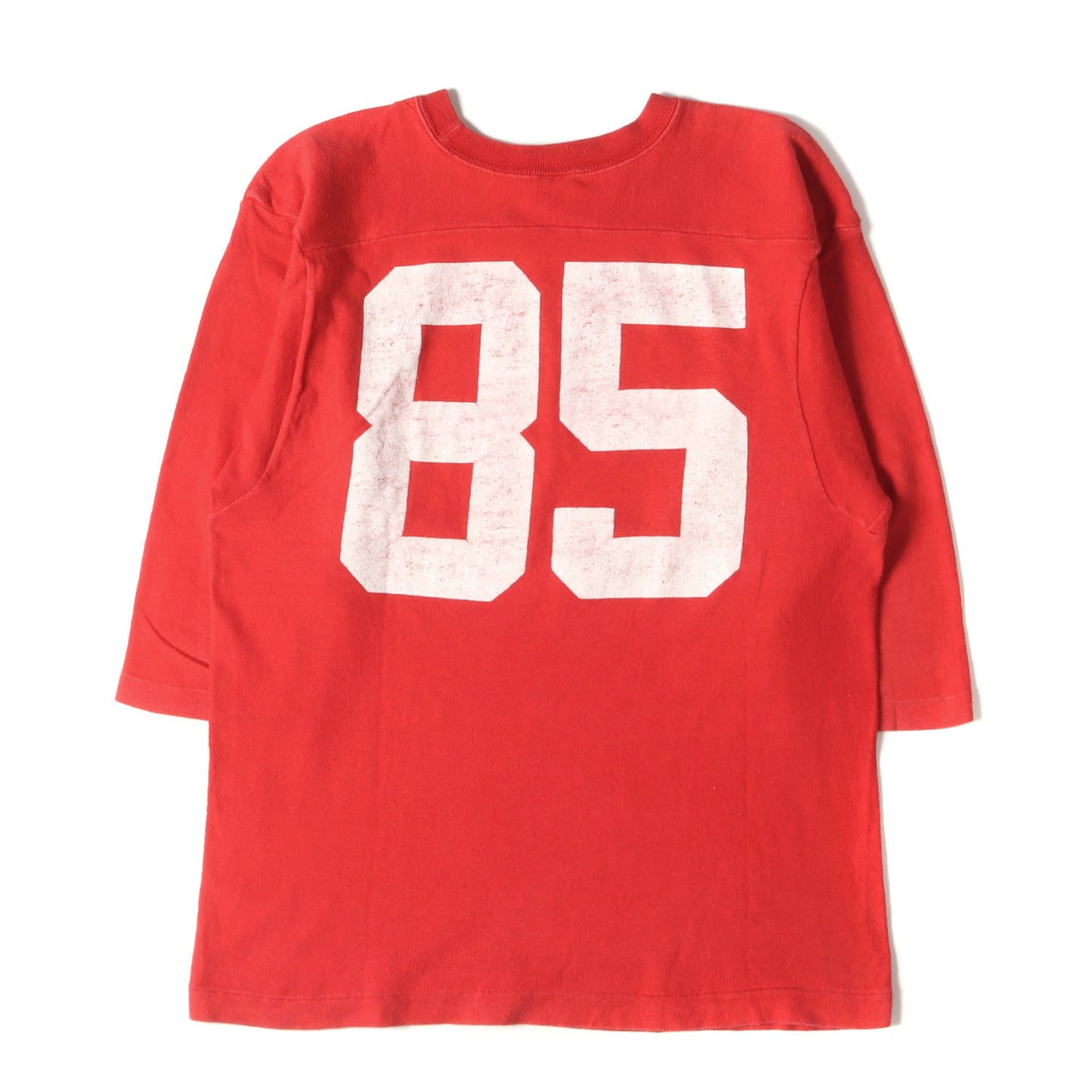 80s トリコタグ カレッジ 7分袖 フットボール Tシャツ(ウィスコンシン大学モデル)