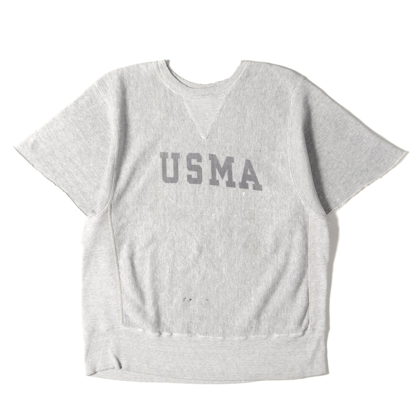 70s USMA 後期 単色タグ 前V リバースウィーブ スウェット