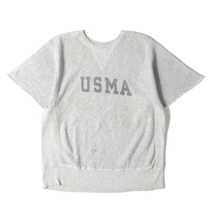70s USMA 後期 単色タグ 前V リバースウィーブ スウェット