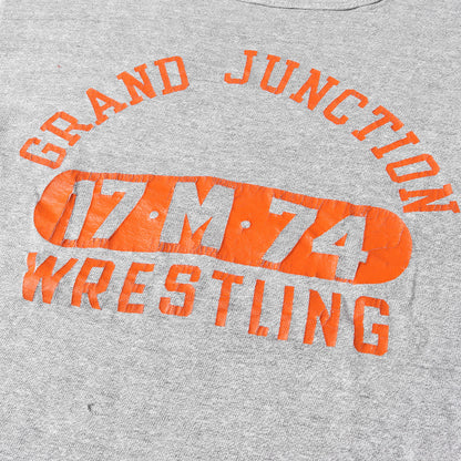 70s バータグ 3段 カレッジプリント Tシャツ(グランドジャンクション大学モデル)