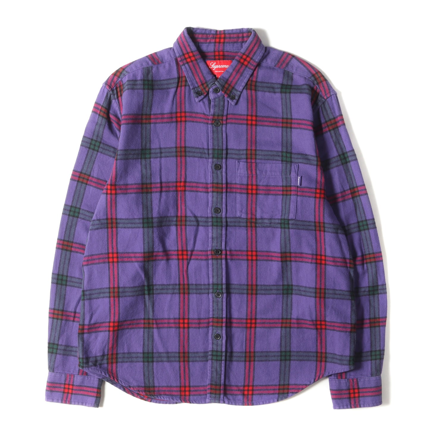 19AW タータンチェック ボタンダウン ネルシャツ(Tartan Flannel Shirt)