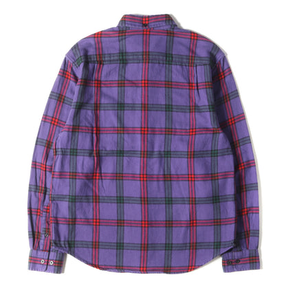 19AW タータンチェック ボタンダウン ネルシャツ(Tartan Flannel Shirt)