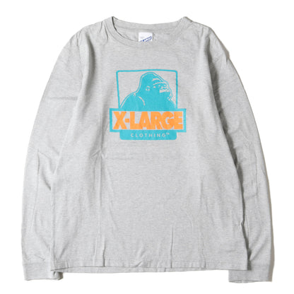 ゴリラロゴ クルーネック ロングスリーブTシャツ
