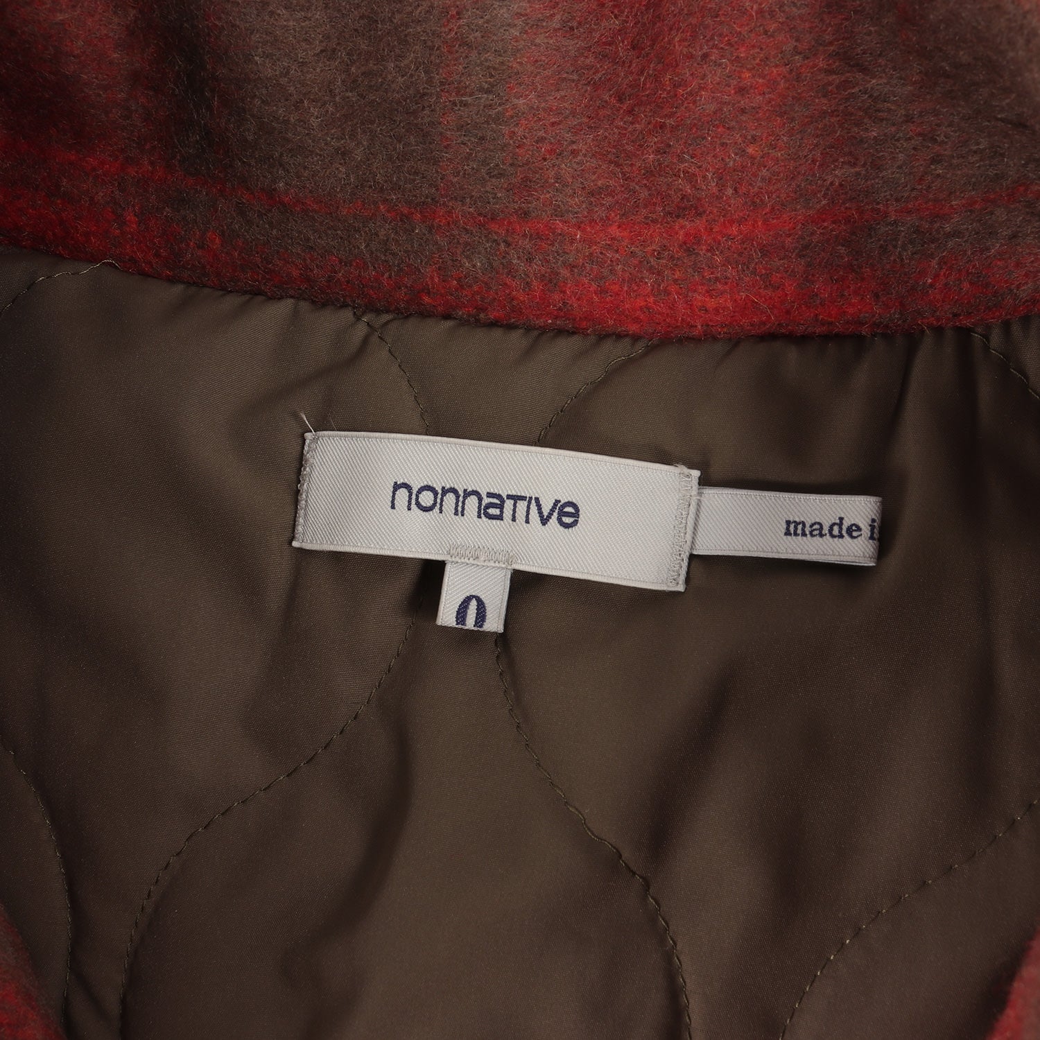 NONNATIVE (ノンネイティブ) チェック メルトンウール 裏地キルティング ハンティングジャケット - ブランド古着の通販・買取 |  BEEGLE by Boo-Bee