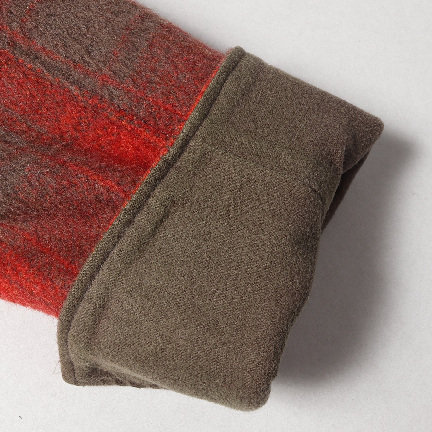 チェック メルトンウール 裏地キルティング ハンティングジャケット