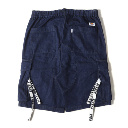 ×FREAKS STORE ×Dickies デニム カーゴ イージーショーツ