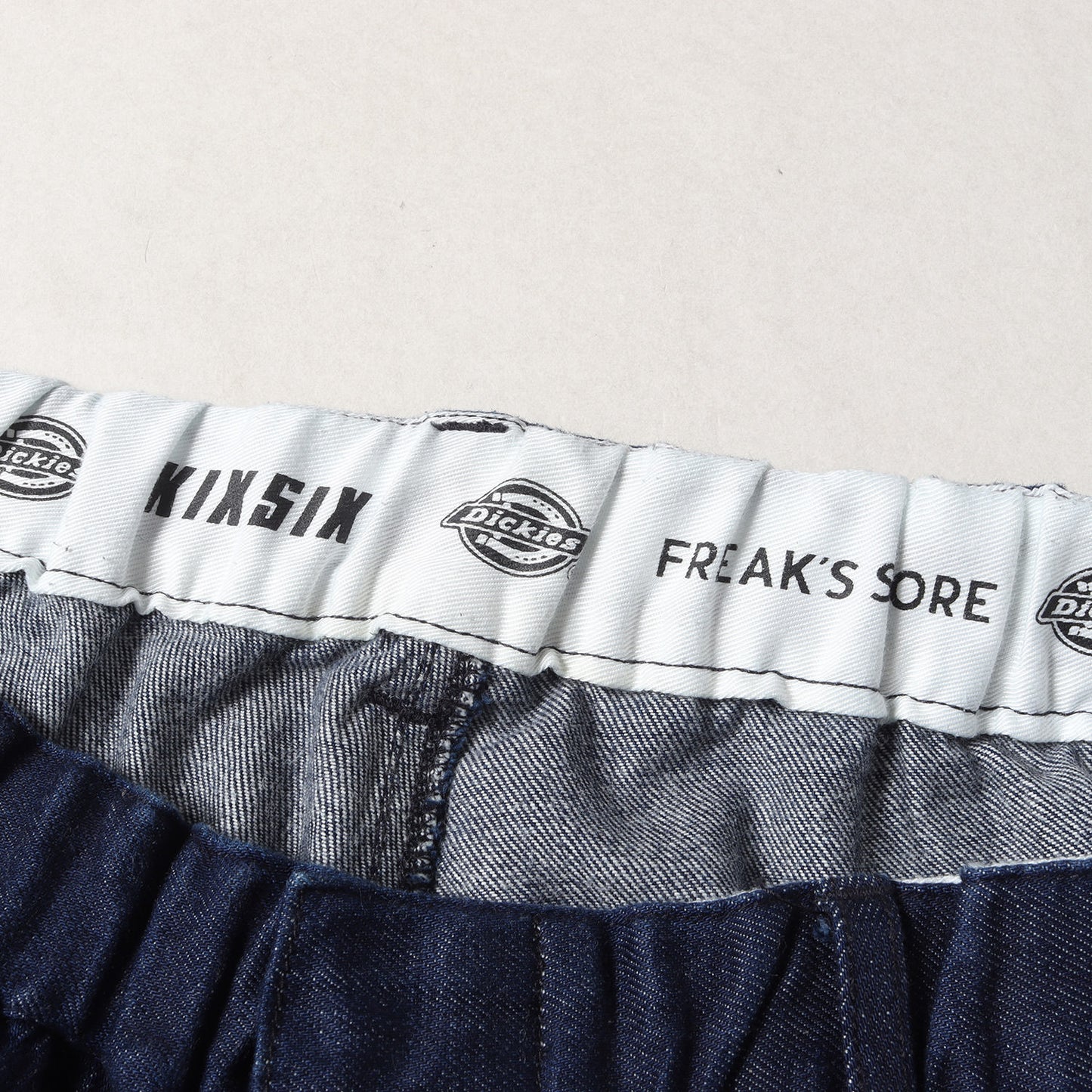 ×FREAKS STORE ×Dickies デニム カーゴ イージーショーツ