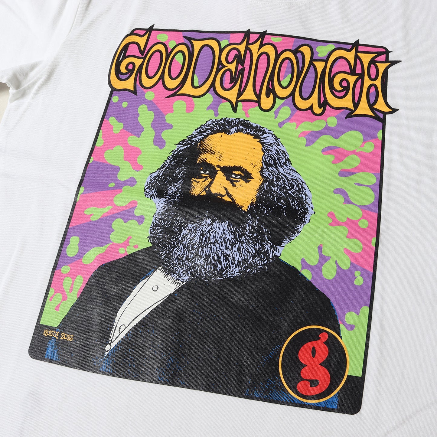 17SS ×KOZIK マルクス Tシャツ(KOZIK ART WORK PRINT TEE)