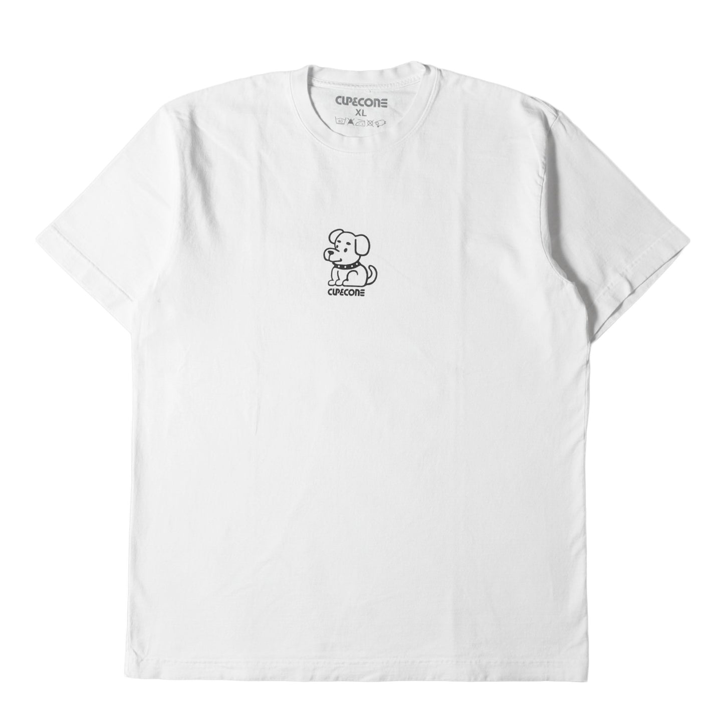 22SS ドッグ イラスト オーバーサイズ ヘビー Tシャツ(Dog Tee Grid Tee)