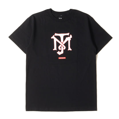 レイヤードロゴ クルーネック Tシャツ