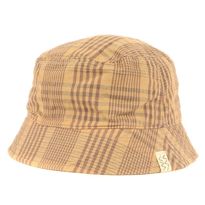 20SS チェック ドーム フラップ ハット(DOME FLAP HAT)