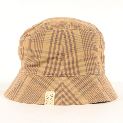 20SS チェック ドーム フラップ ハット(DOME FLAP HAT)