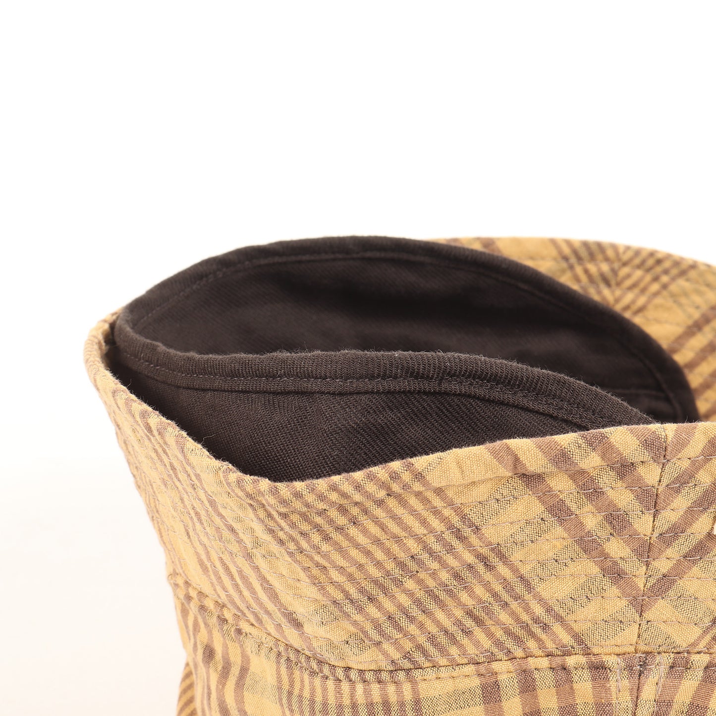 20SS チェック ドーム フラップ ハット(DOME FLAP HAT)