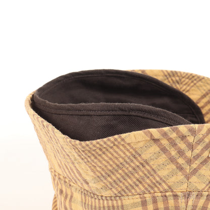 20SS チェック ドーム フラップ ハット(DOME FLAP HAT)