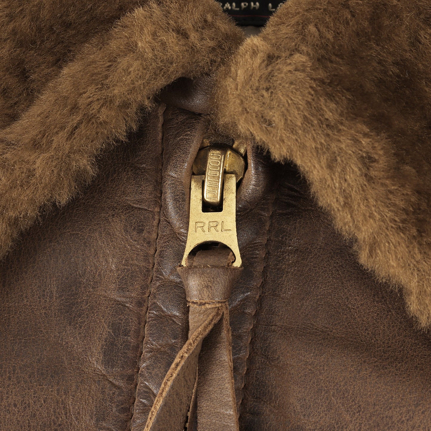 シアリングカラー ヴィンテージ加工 カウハイドレザー ジャケット