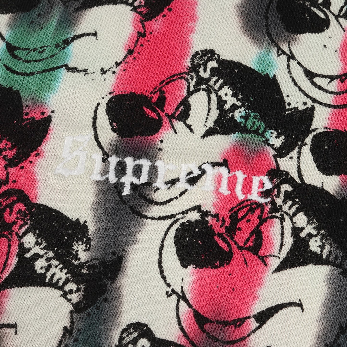 21SS タイダイ染め ベア 総柄プリント ロングスリーブ Tシャツ(Dyed Bear L/S Top)