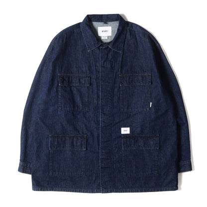 23SS グラフィックプリント デニム ジャングル シャツジャケット(JMOD / LS / COTTON. DENIM. PASTHG)