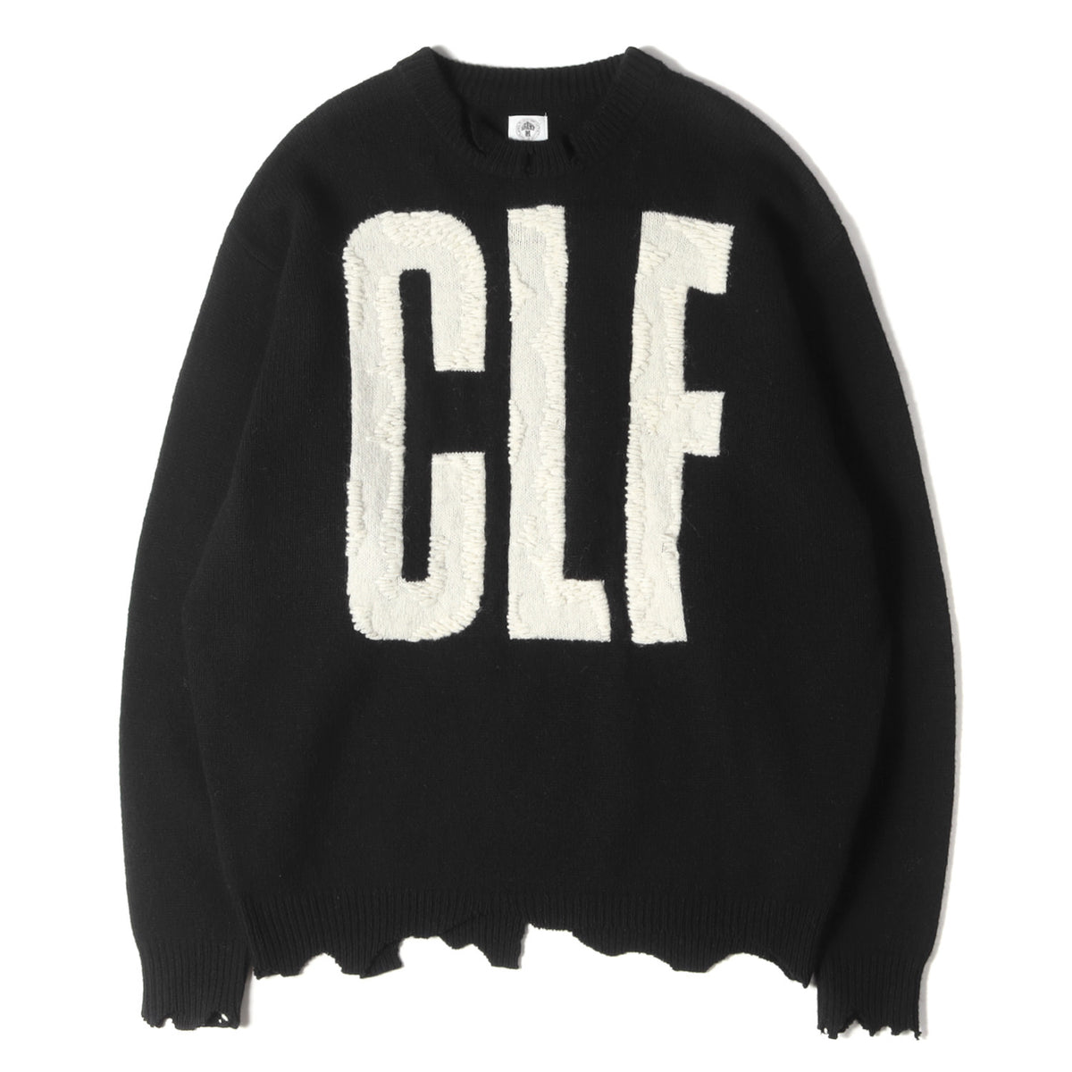 SAINT MICHAEL (セントマイケル) 22AW ダメージ加工 CLFロゴ オーバー 
