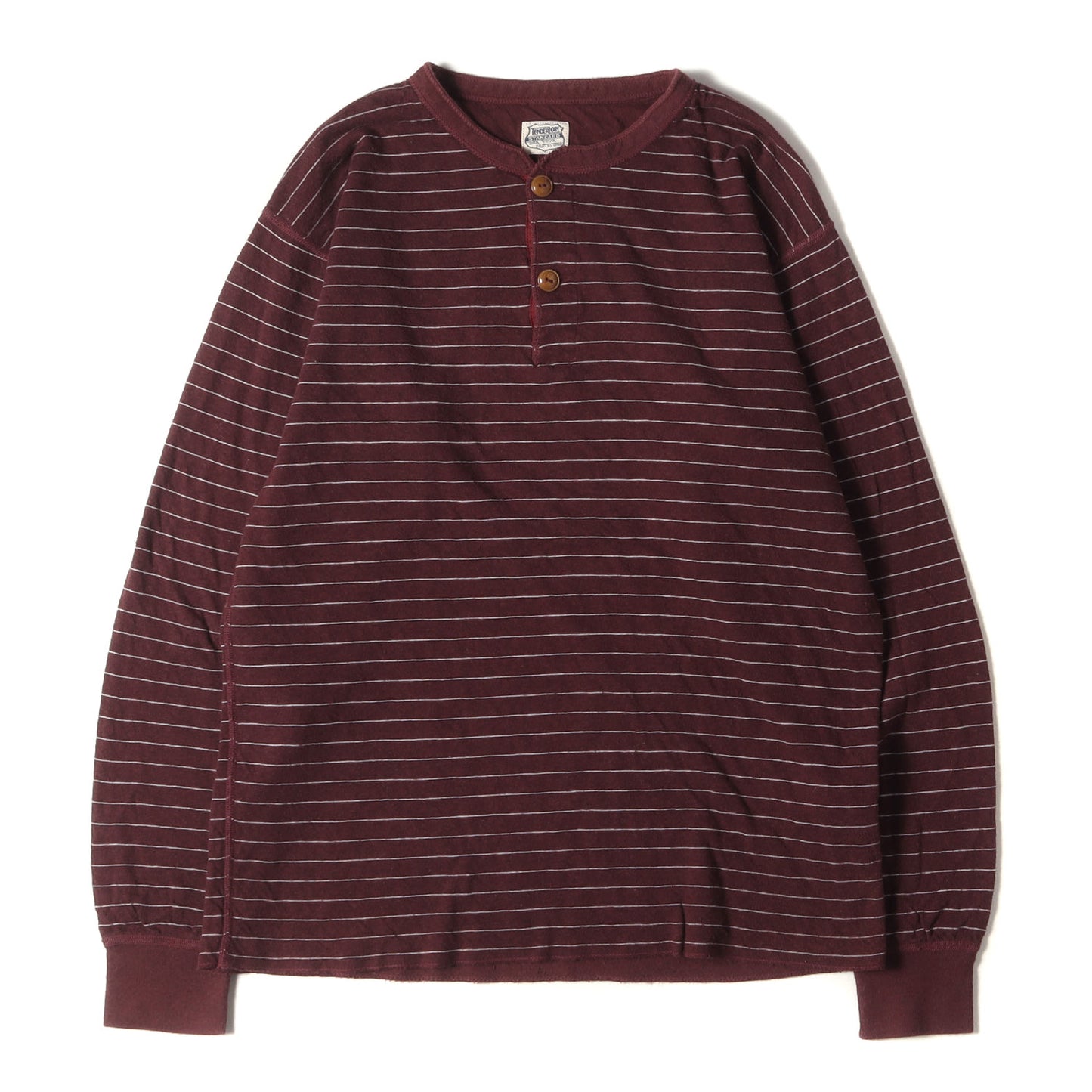 ボーダー ヘンリーネック ロングスリーブTシャツ(T-HENRY L/S)