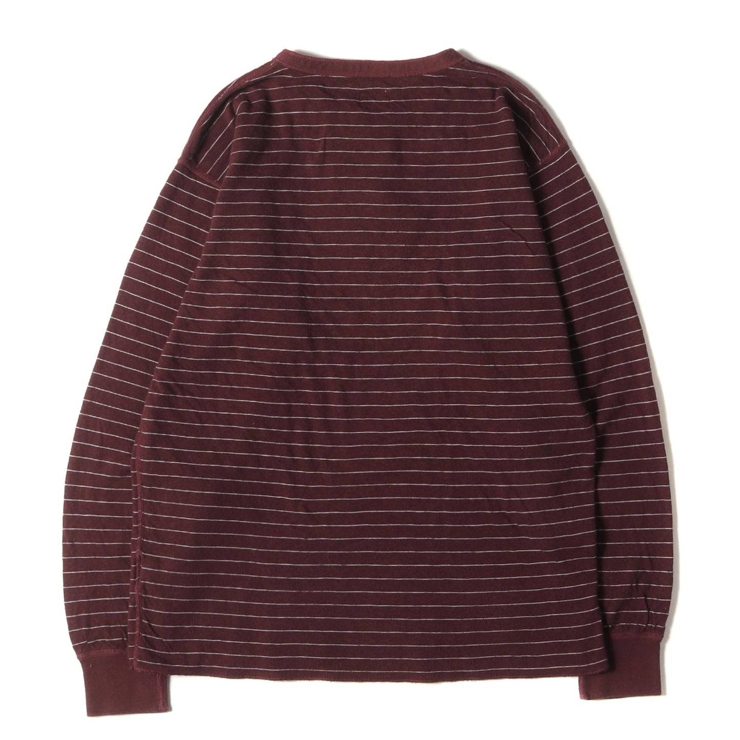 ボーダー ヘンリーネック ロングスリーブTシャツ(T-HENRY L/S)
