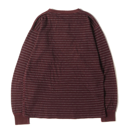 ボーダー ヘンリーネック ロングスリーブTシャツ(T-HENRY L/S)