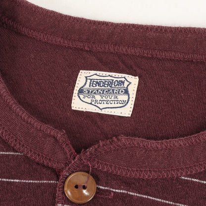 ボーダー ヘンリーネック ロングスリーブTシャツ(T-HENRY L/S)