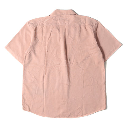 19SS ワンポイント刺繍 オープンカラー 半袖シャツ(PIER TENCEL SS SHIRT)