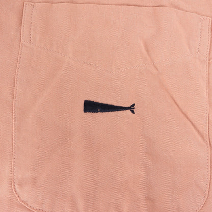 19SS ワンポイント刺繍 オープンカラー 半袖シャツ(PIER TENCEL SS SHIRT)