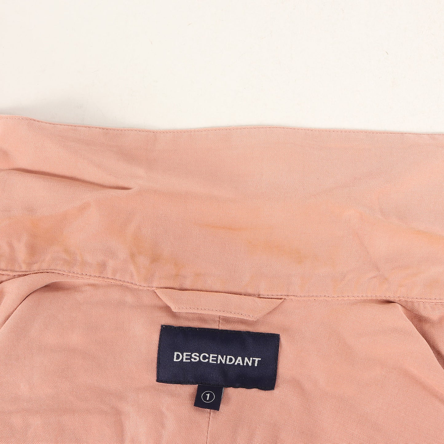 19SS ワンポイント刺繍 オープンカラー 半袖シャツ(PIER TENCEL SS SHIRT)